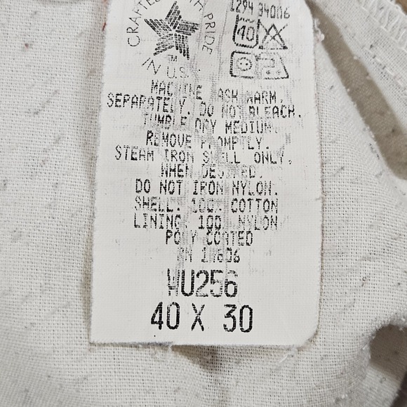 Vintage USA Carhartt 40x30 Brush Briar Double Knee Hunting Pants WU256 Union - Picture 2 of 4